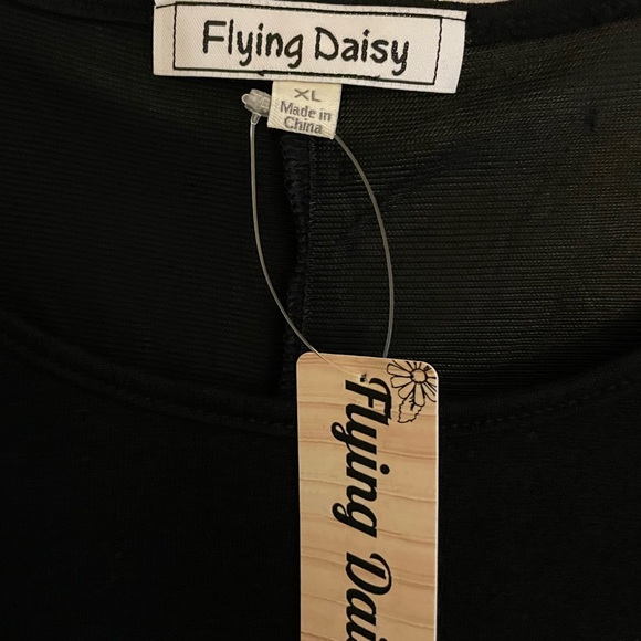 NWT Boutique Lace Hem Tank Dress Size XL - Picture 4 of 4